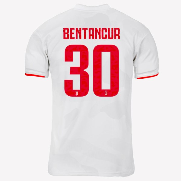 Camiseta Juventus NO.30 Bentancur 2ª 2019 2020 Gris Blanco